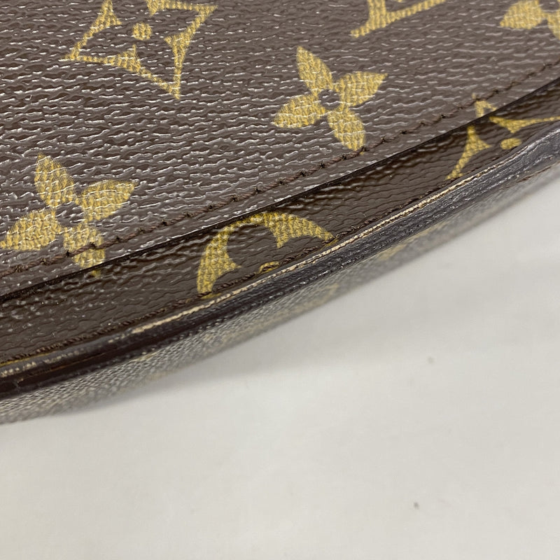 【6ia0786-h】ルイヴィトン ショルダーバッグ モノグラム サンクルーGM M51242 ブラウン【中古】レディース