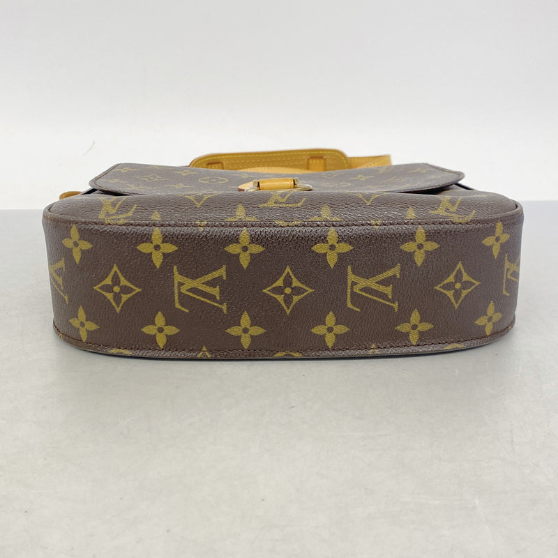 【6ia0786-h】ルイヴィトン ショルダーバッグ モノグラム サンクルーGM M51242 ブラウン【中古】レディース