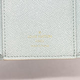 【6ia0798】ルイヴィトン 三つ折り財布 ダミエリシャス ポルトフォイユヴィクトリーヌ N40750 ピスタチオ【中古】レディース