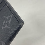 【6ia0799】ルイヴィトン カードケース モノグラム・エクリプス ポルトカルトダブル M62170 ブラック【中古】メンズ