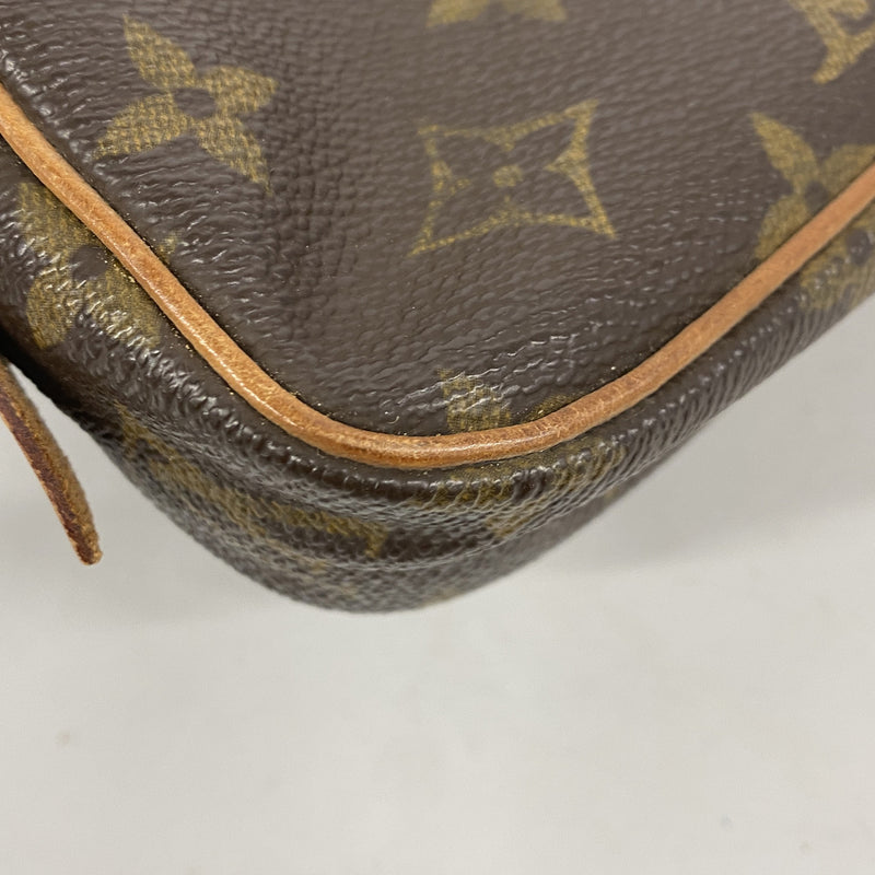 【6ia0816】ルイヴィトン ショルダーバッグ モノグラム ポシェットマルリーバンドリエール M51828 ブラウン【中古】レディース