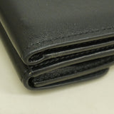 【6ia0826】ルイヴィトン 三つ折り財布 LV ブルーム ミニトリフォールドウォレットLVブルーム M29447 ブラック【中古】レディース