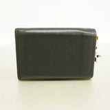 【6ia0826】ルイヴィトン 三つ折り財布 LV ブルーム ミニトリフォールドウォレットLVブルーム M29447 ブラック【中古】レディース