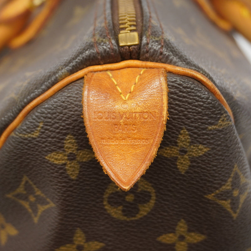【6ia0837】ルイヴィトン ハンドバッグ モノグラム スピーディ35 M41107 ブラウン【中古】レディース