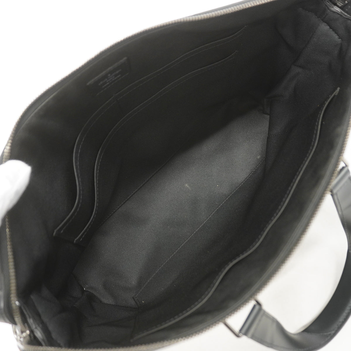 【6ia0839】ルイヴィトン ビジネスバッグ モノグラム・エクリプス エクスプローラー M40566 ブラック 2wayバッグ【中古】メンズ