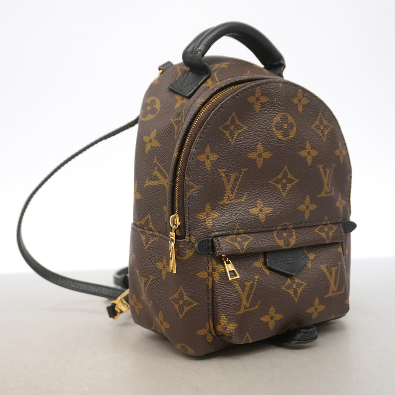 【6ia0843】ルイヴィトン リュック・デイパック モノグラム パームスプリングスバックパックMINI M44873 ブラウン【中古】レディース