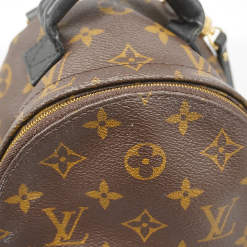 【6ia0843】ルイヴィトン リュック・デイパック モノグラム パームスプリングスバックパックMINI M44873 ブラウン【中古】レディース