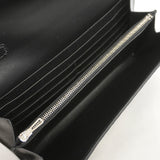 【6ia0844】エルメス ショルダーウォレット コンスタンストゥーゴー リザード ブラック シルバー金具 U刻印【中古】レディース