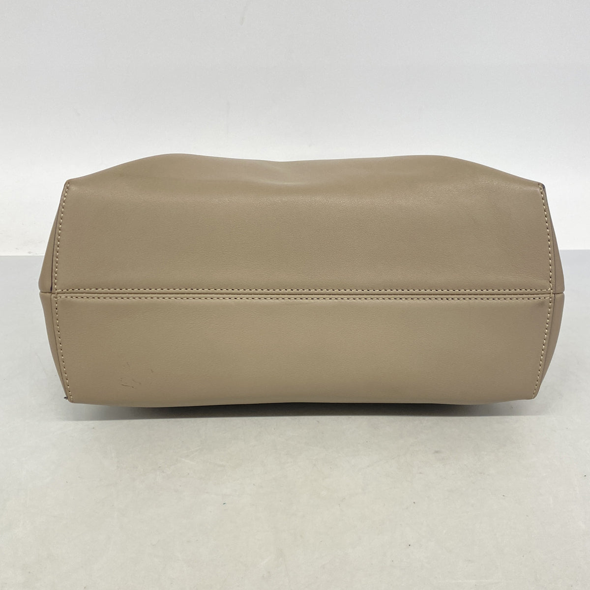 【6ia0849-h】フェンディ ハンドバッグ バイザウェイ レザー ベージュ シルバー金具 2wayバッグ【中古】レディース