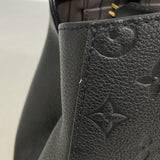 【6ia0851】ルイヴィトン ハンドバッグ モノグラム・アンプラント モンテーニュMM M41048 ノワール 2wayバッグ【中古】レディース