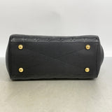 【6ia0851】ルイヴィトン ハンドバッグ モノグラム・アンプラント モンテーニュMM M41048 ノワール 2wayバッグ【中古】レディース