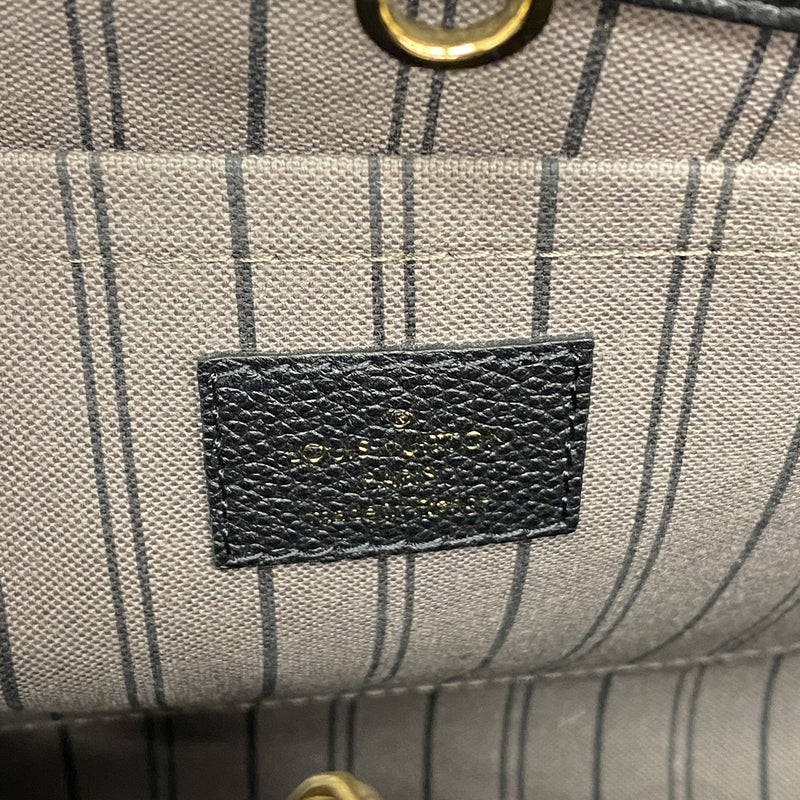 【6ia0851】ルイヴィトン ハンドバッグ モノグラム・アンプラント モンテーニュMM M41048 ノワール 2wayバッグ【中古】レディース