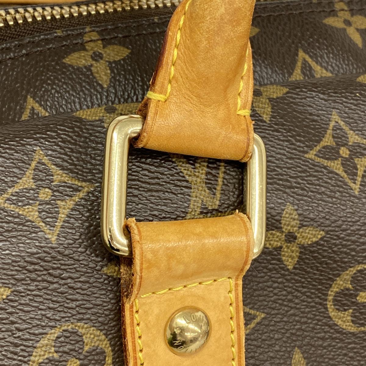 【6ia0860】ルイヴィトン ボストンバッグ モノグラム キャリーオール M40074 ブラウン【中古】メンズ レディース ユニセックス