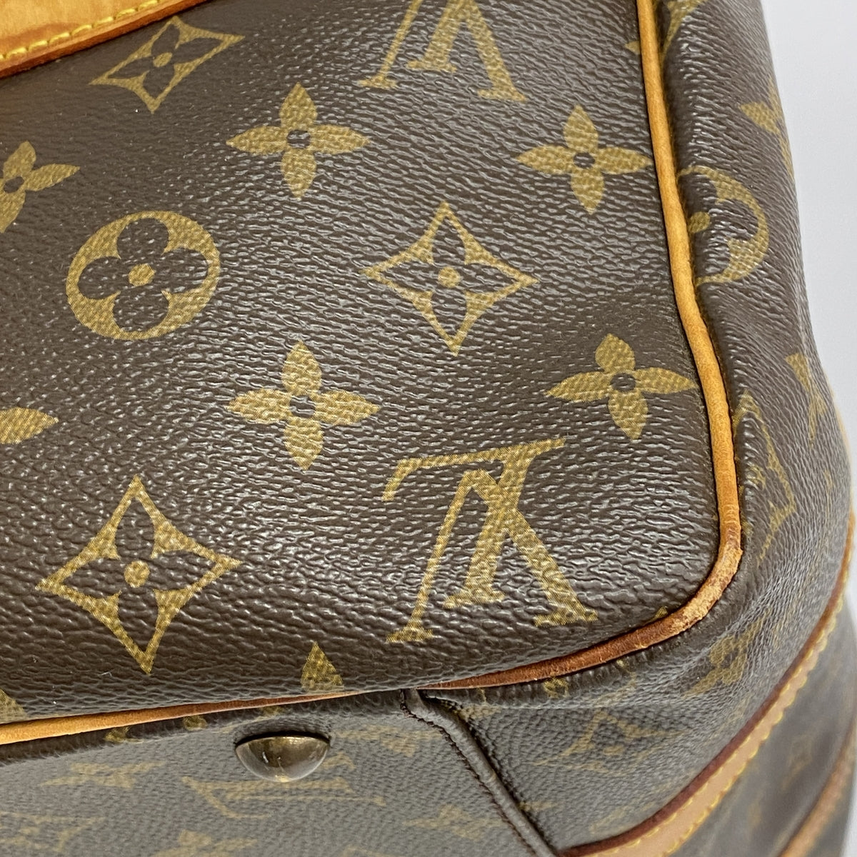 【6ia0860】ルイヴィトン ボストンバッグ モノグラム キャリーオール M40074 ブラウン【中古】メンズ レディース ユニセックス
