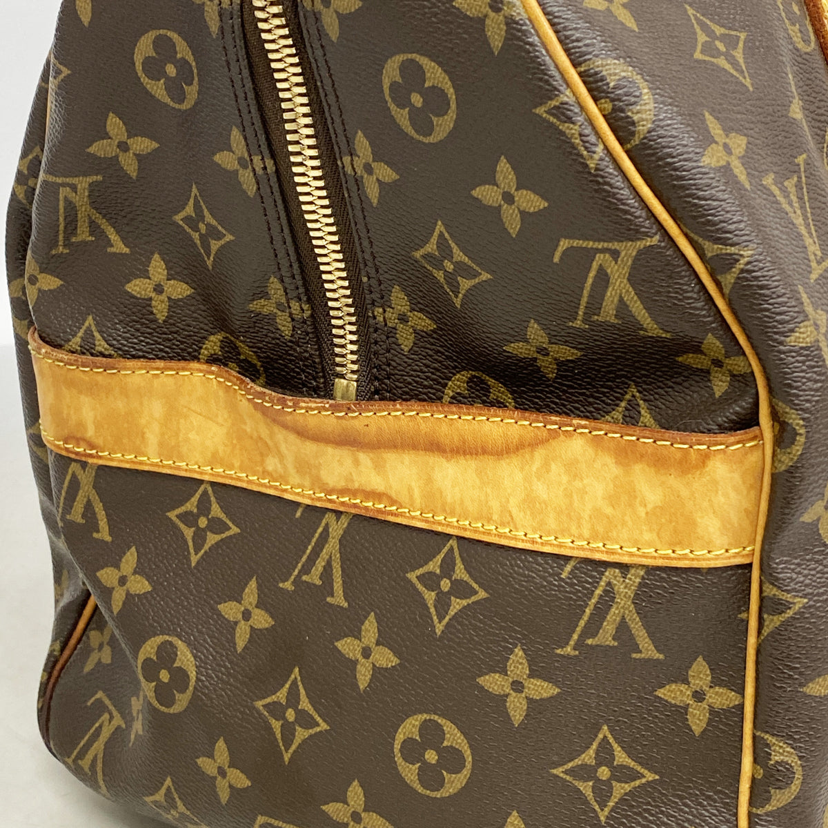 【6ia0860】ルイヴィトン ボストンバッグ モノグラム キャリーオール M40074 ブラウン【中古】メンズ レディース ユニセックス