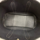 【6ia0865】エルメス トートバッグ ガーデンパーティTPM トワルオフィシエ ブラック シルバー金具 □O刻印【中古】レディース