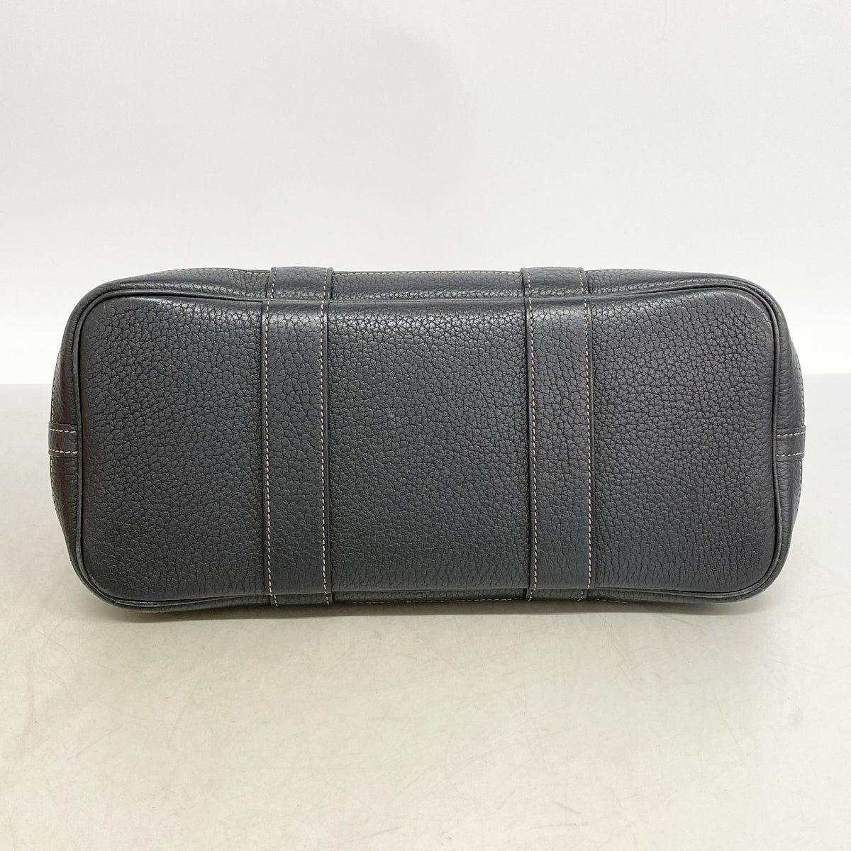 【6ia0865】エルメス トートバッグ ガーデンパーティTPM トワルオフィシエ ブラック シルバー金具 □O刻印【中古】レディース
