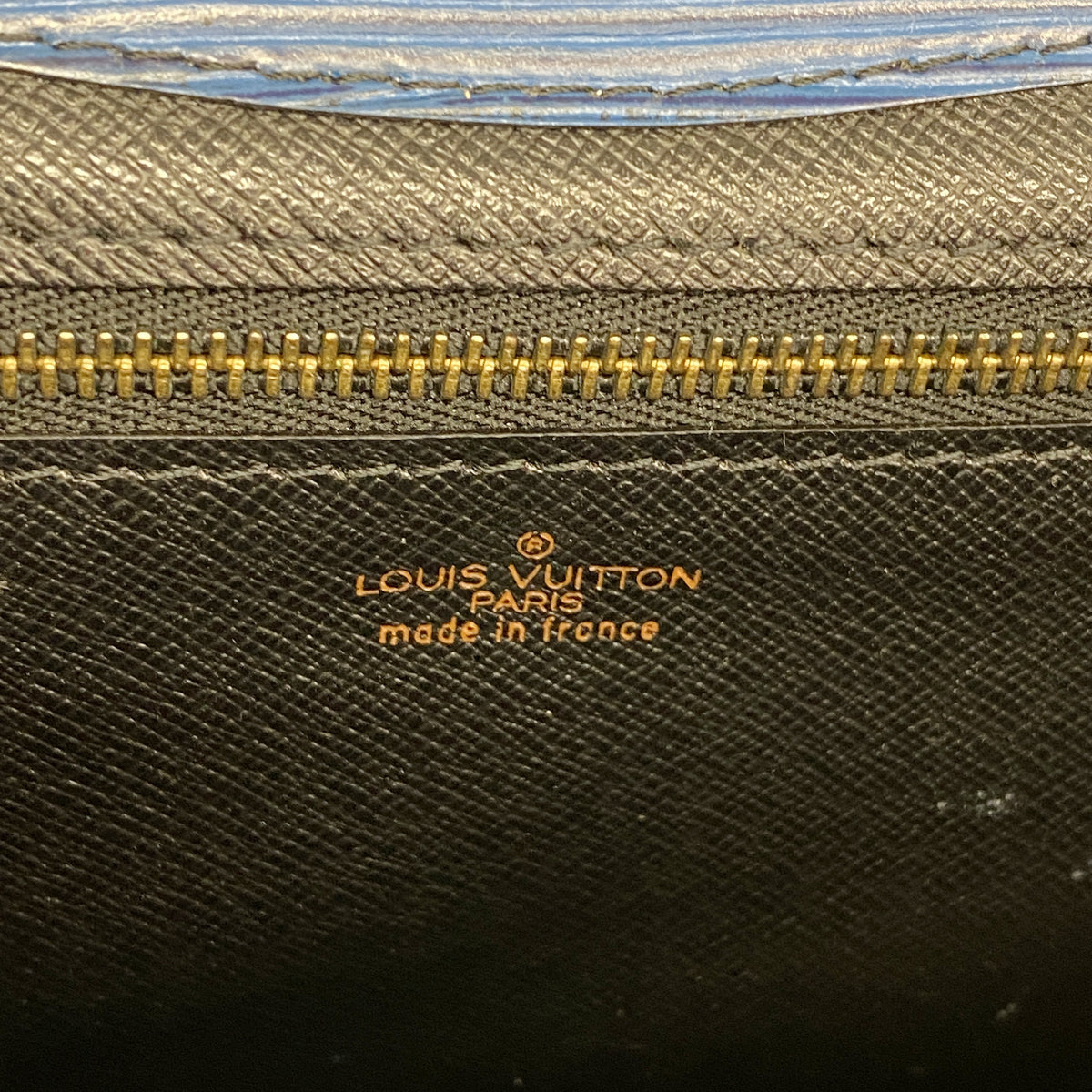 【6ia0870】ルイヴィトン クラッチバッグ エピ モンテーニュ23 M52665 トレドブルー【中古】メンズ