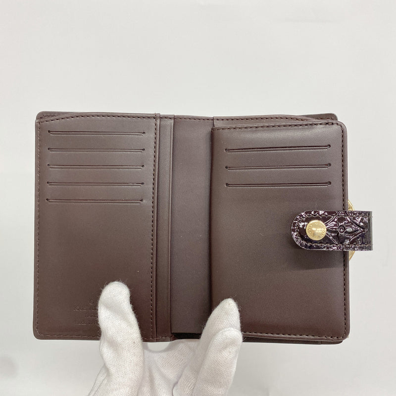 【6ia0871】ルイヴィトン 財布 ヴェルニ ポルトフォイユヴィエノワ M93521 アマラント【中古】レディース