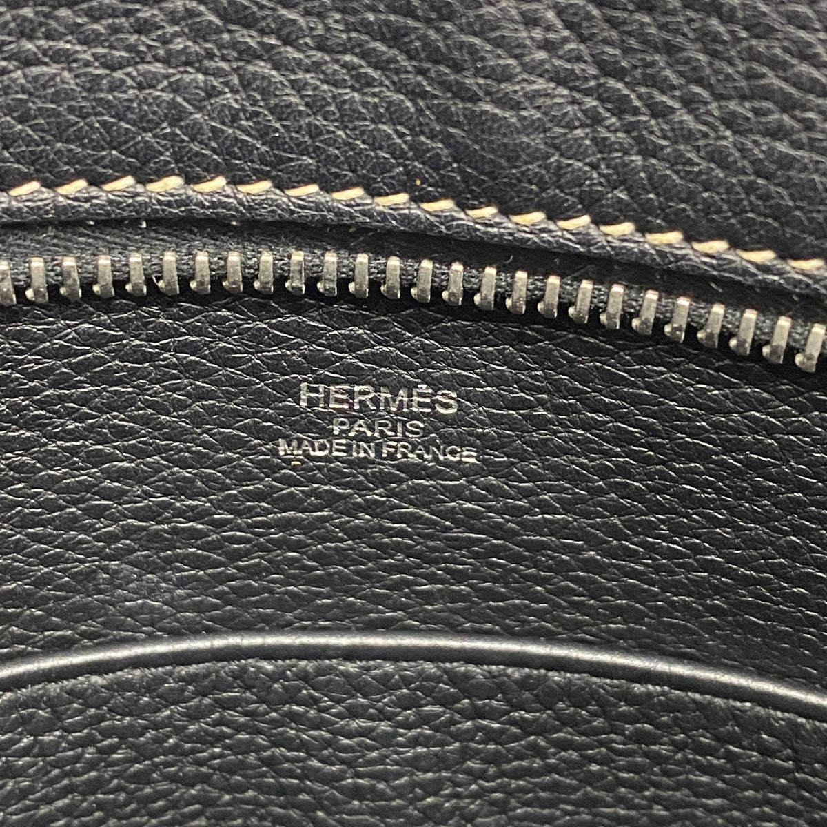 【6ia0872】エルメス ショルダーバッグ グッドニュースPM トリヨンクレマンス ブラック シルバー金具 □L刻印【中古】レディース