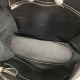 【6ia0872】エルメス ショルダーバッグ グッドニュースPM トリヨンクレマンス ブラック シルバー金具 □L刻印【中古】レディース