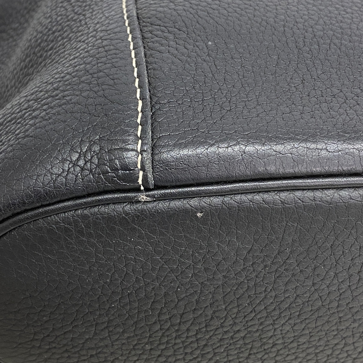 【6ia0872】エルメス ショルダーバッグ グッドニュースPM トリヨンクレマンス ブラック シルバー金具 □L刻印【中古】レディース