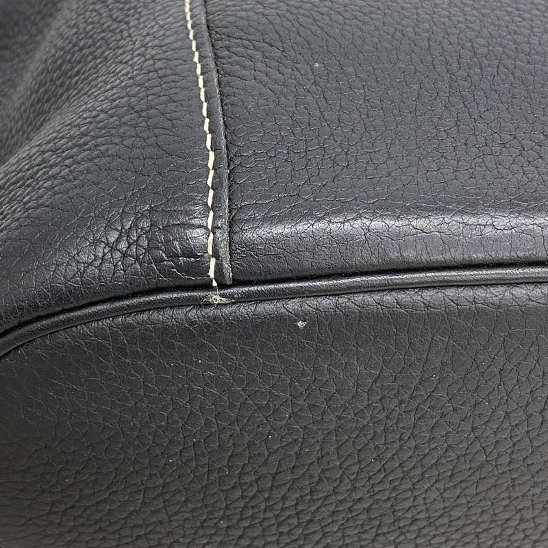 【6ia0872】エルメス ショルダーバッグ グッドニュースPM トリヨンクレマンス ブラック シルバー金具 □L刻印【中古】レディース