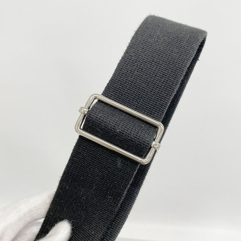 【6ia0872】エルメス ショルダーバッグ グッドニュースPM トリヨンクレマンス ブラック シルバー金具 □L刻印【中古】レディース