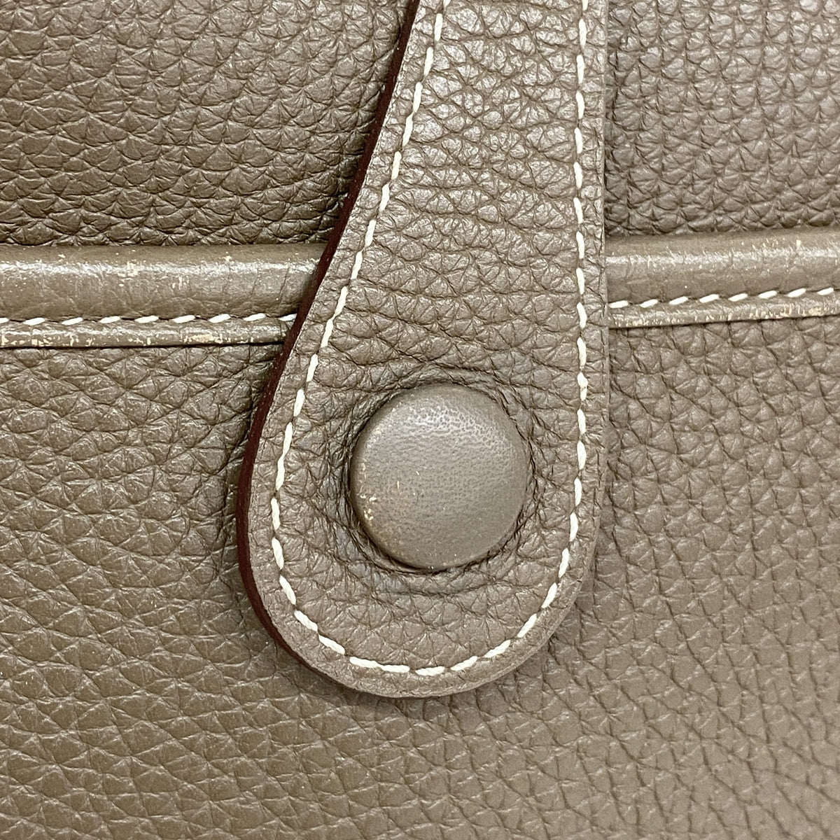 【6ia0873】エルメス ショルダーバッグ エヴリン3PM トリヨンクレマンス エトゥープ シルバー金具 A刻印【中古】レディース