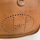 【6ia0874】エルメス ショルダーバッグ エヴリン1PM ヴァッシュ ナチュラル シルバー金具 □C刻印【中古】レディース