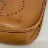 【6ia0874】エルメス ショルダーバッグ エヴリン1PM ヴァッシュ ナチュラル シルバー金具 □C刻印【中古】レディース