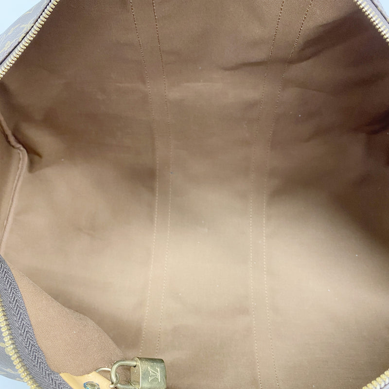 【6ia0888】ルイヴィトン ボストンバッグ モノグラム キーポル55 M41424 ブラウン【中古】メンズ レディース ユニセックス