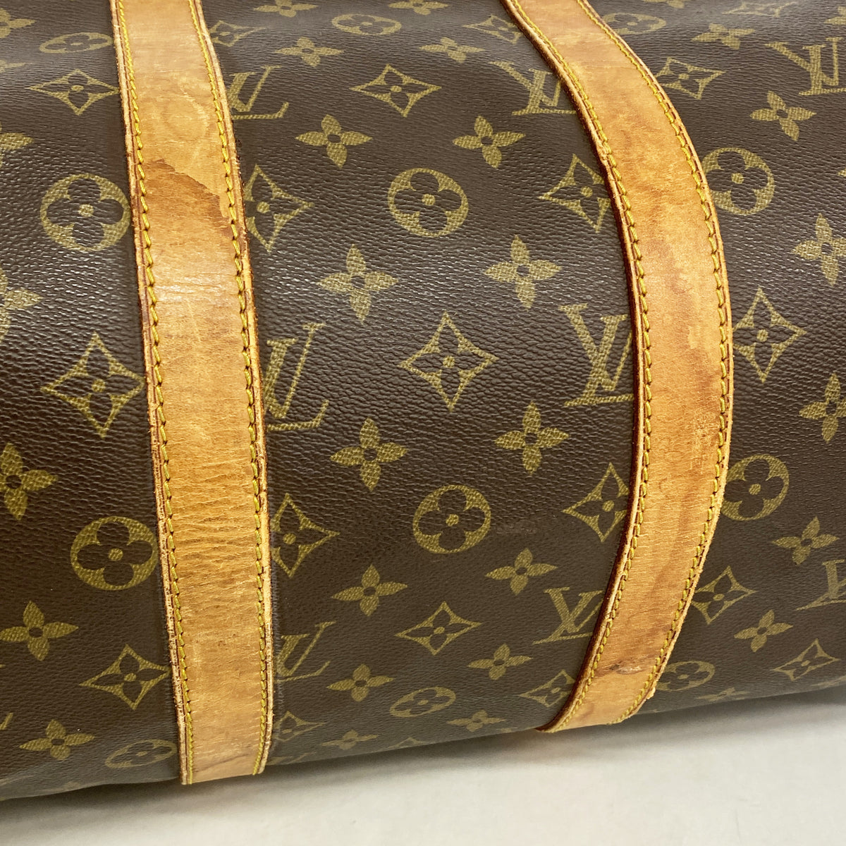 【6ia0889】ルイヴィトン ボストンバッグ モノグラム キーポル45 M41428 ブラウン【中古】メンズ レディース ユニセックス