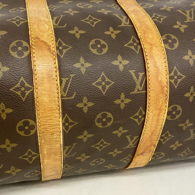 【6ia0889】ルイヴィトン ボストンバッグ モノグラム キーポル45 M41428 ブラウン【中古】メンズ レディース ユニセックス