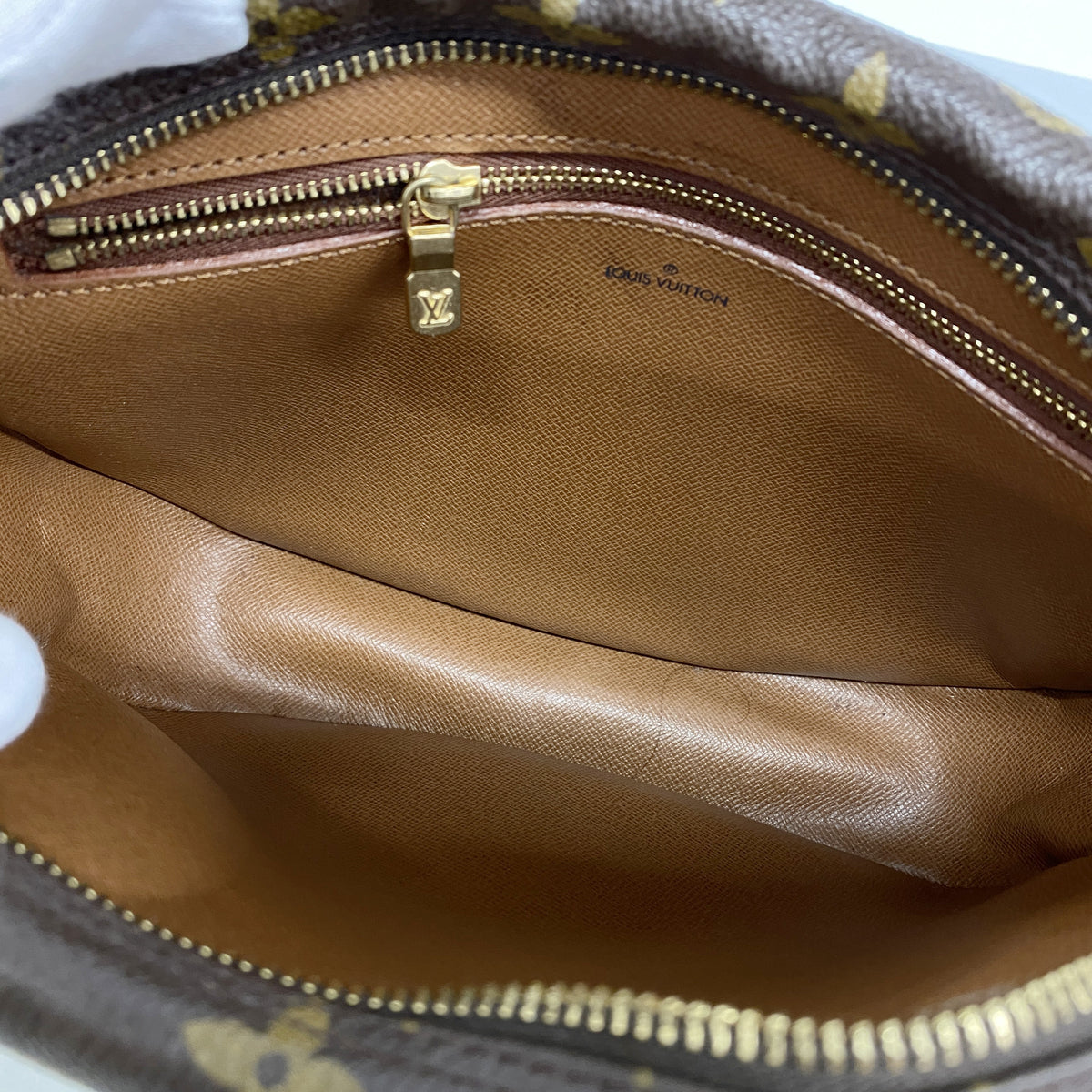 【6ia0893】ルイヴィトン ショルダーバッグ モノグラム ジュヌフィーユMM M51226 ブラウン【中古】レディース