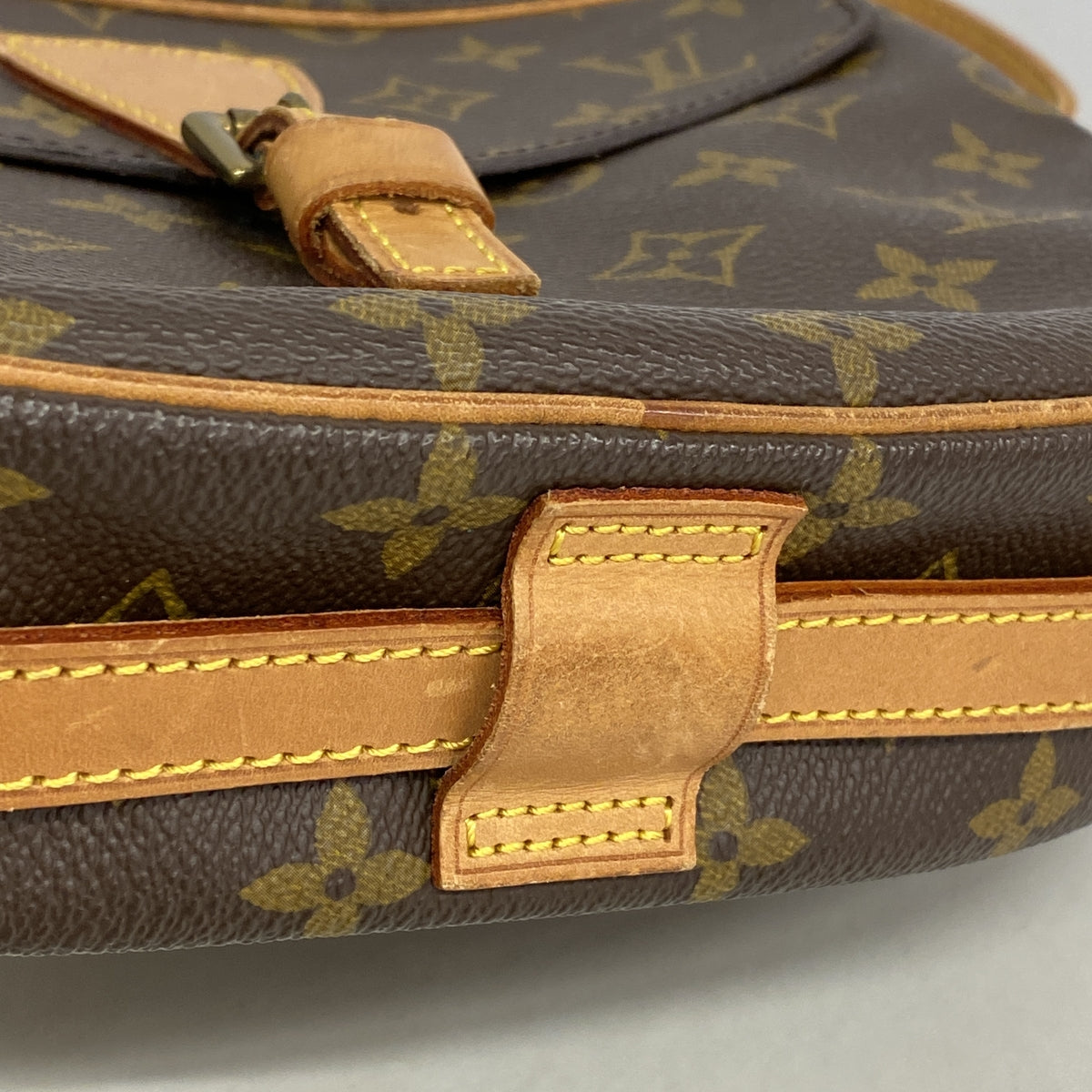 【6ia0893】ルイヴィトン ショルダーバッグ モノグラム ジュヌフィーユMM M51226 ブラウン【中古】レディース