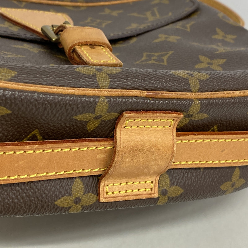 【6ia0893】ルイヴィトン ショルダーバッグ モノグラム ジュヌフィーユMM M51226 ブラウン【中古】レディース