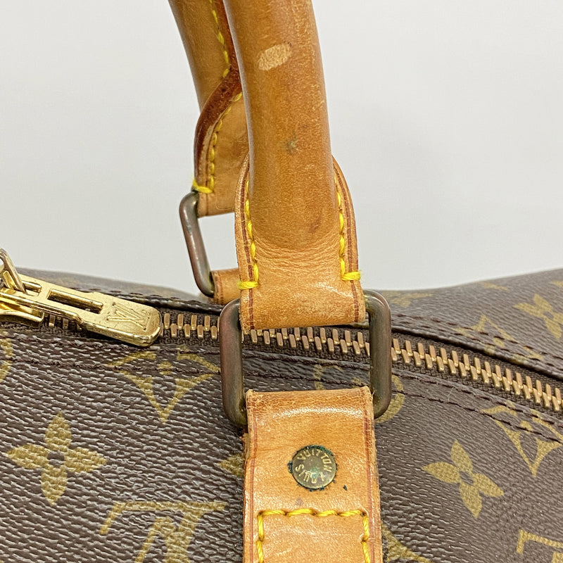 【6ia0899】ルイヴィトン ボストンバッグ モノグラム キーポル50 M41426 ブラウン【中古】メンズ レディース ユニセックス