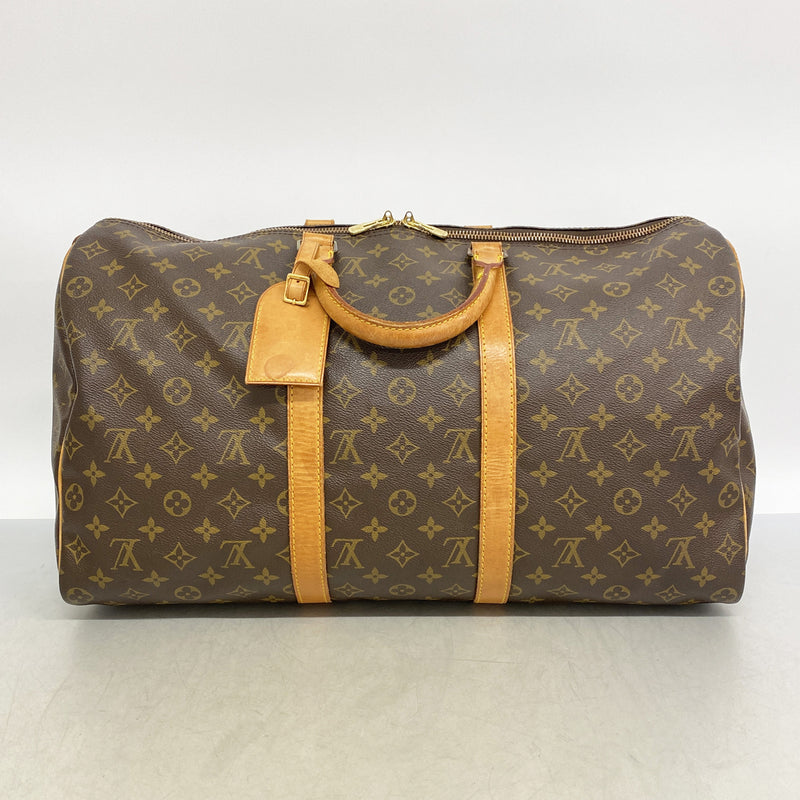 【6ia0899】ルイヴィトン ボストンバッグ モノグラム キーポル50 M41426 ブラウン【中古】メンズ レディース ユニセックス