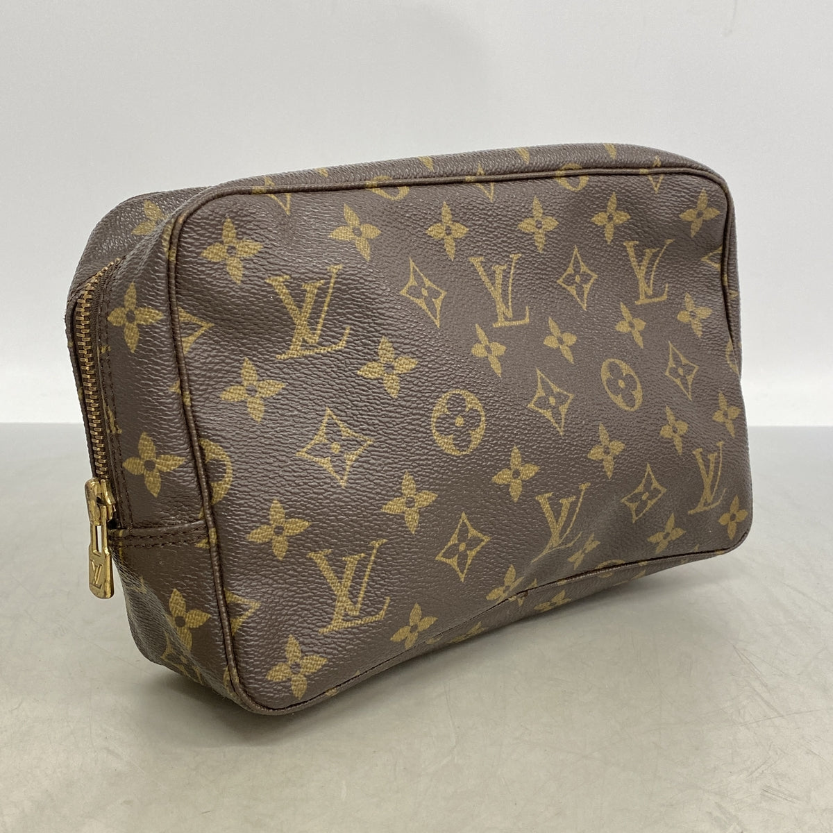【6ia0901】ルイヴィトン ポーチ モノグラム トゥルーストワレット23 M47524 ブラウン【中古】レディース