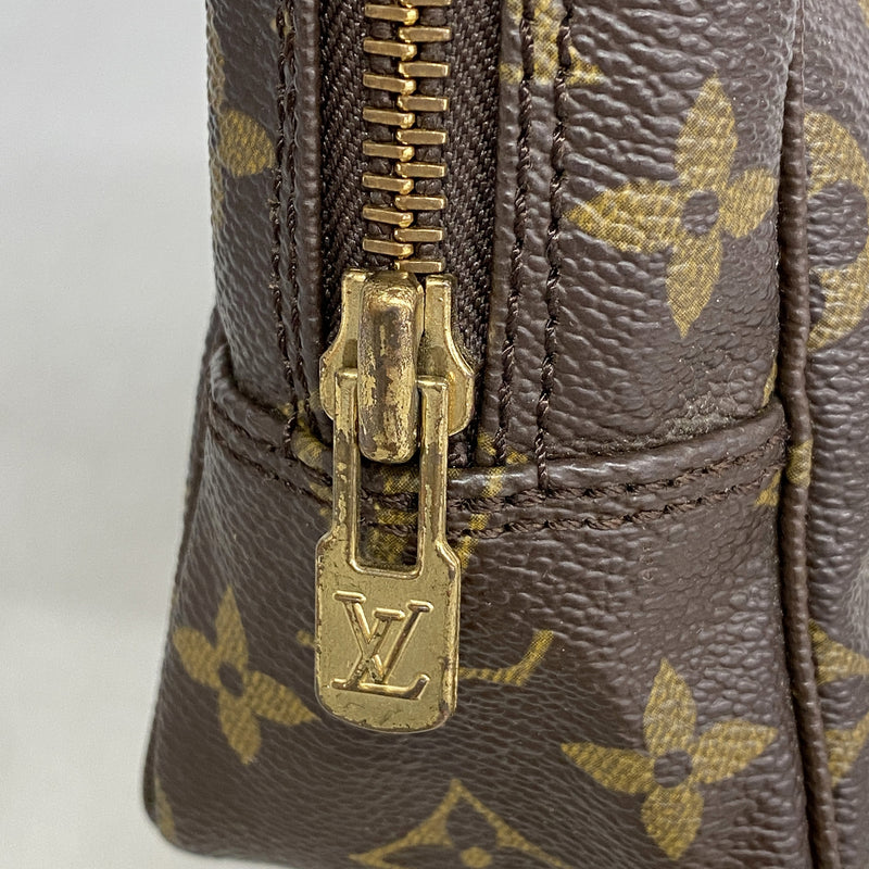 【6ia0901】ルイヴィトン ポーチ モノグラム トゥルーストワレット23 M47524 ブラウン【中古】レディース