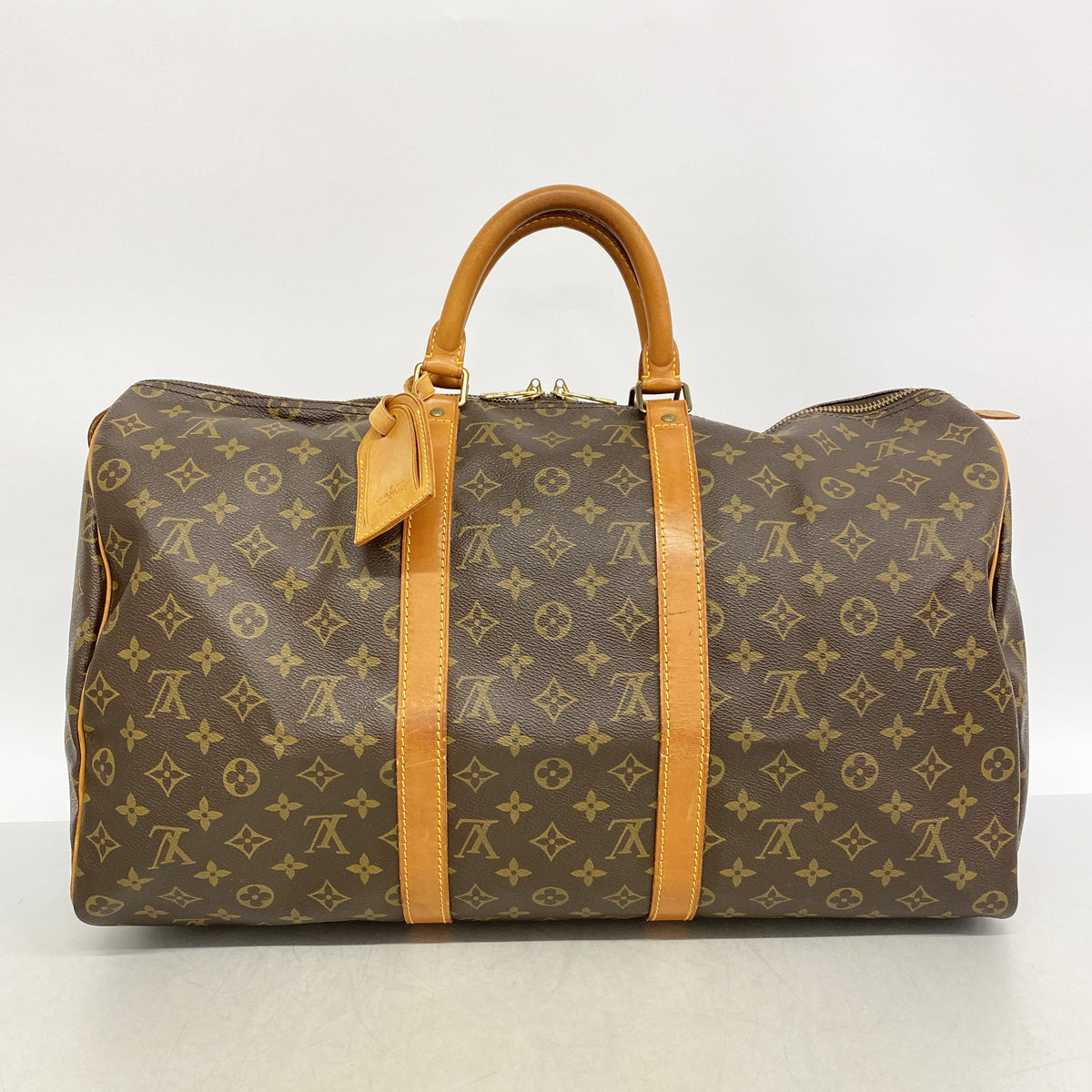 【6ia0910】ルイヴィトン ボストンバッグ モノグラム キーポル50 M41426 ブラウン【中古】メンズ レディース ユニセックス