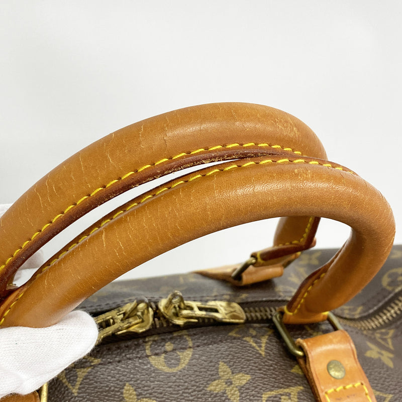 【6ia0910】ルイヴィトン ボストンバッグ モノグラム キーポル50 M41426 ブラウン【中古】メンズ レディース ユニセックス