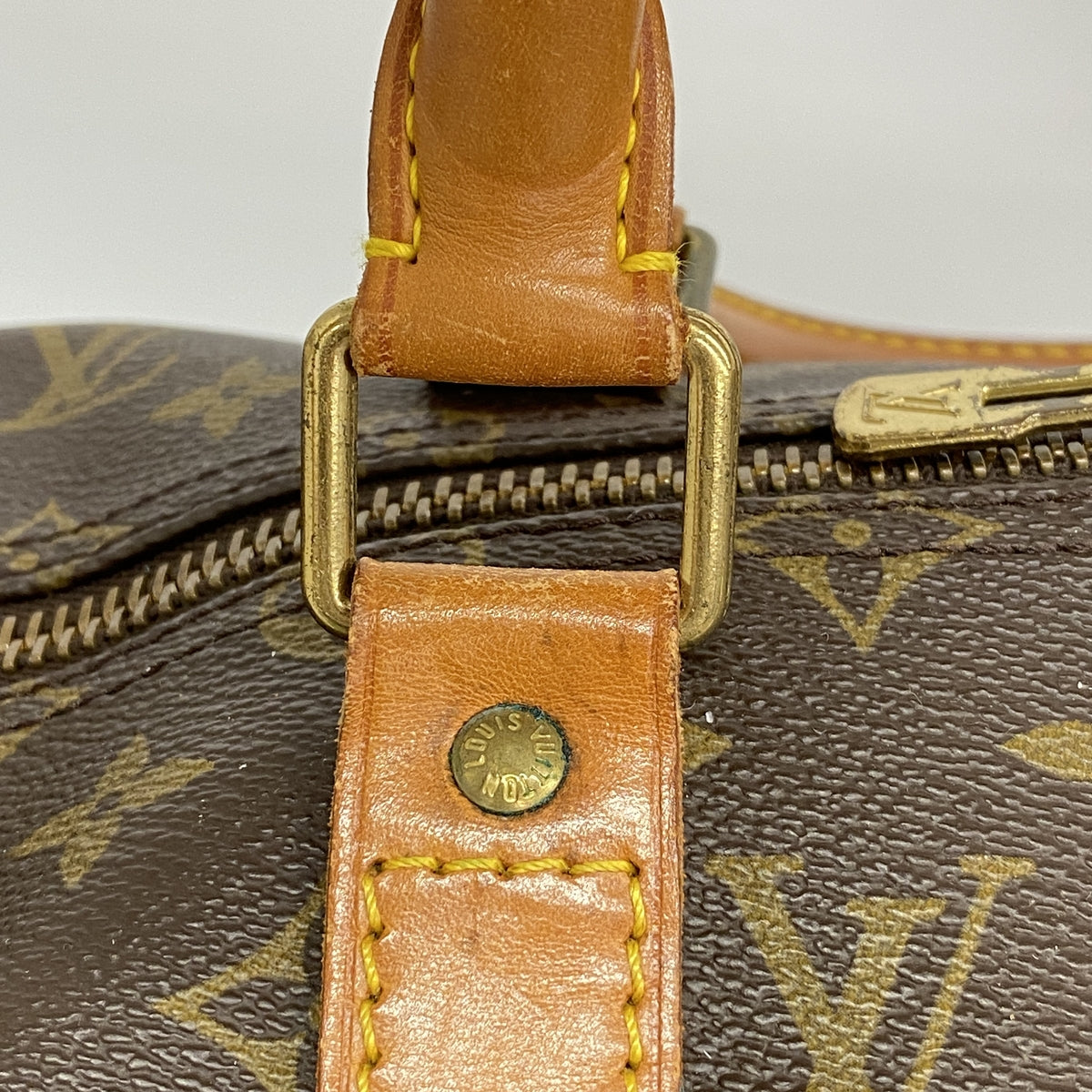 【6ia0910】ルイヴィトン ボストンバッグ モノグラム キーポル50 M41426 ブラウン【中古】メンズ レディース ユニセックス