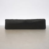 【6ia0920】シャネル ショルダーバッグ マトラッセ Wフラップ Wチェーン ラムスキン ブラック ゴールド金具【中古】レディース