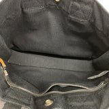 【6ia0929】エルメス ハンドバッグ フールトゥPM キャンバス ブラック シルバー金具【中古】レディース