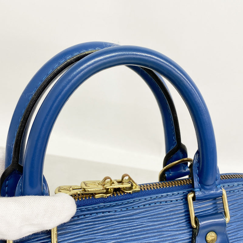 【6ia0931】ルイヴィトン ハンドバッグ エピ アルマ M52145 トレドブルー【中古】レディース