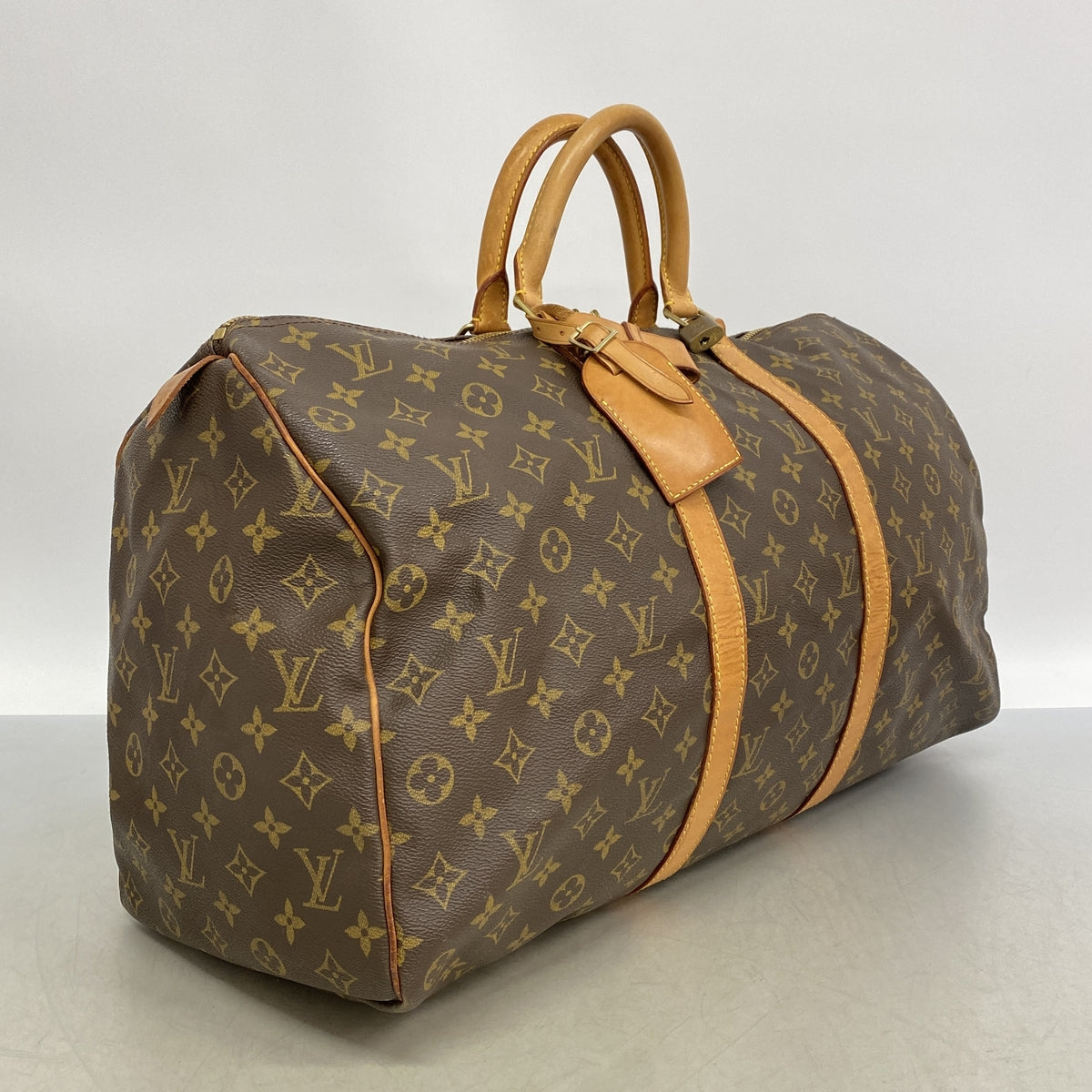 【6ia0937】ルイヴィトン ボストンバッグ モノグラム キーポル50 M41426 ブラウン【中古】メンズ レディース ユニセックス