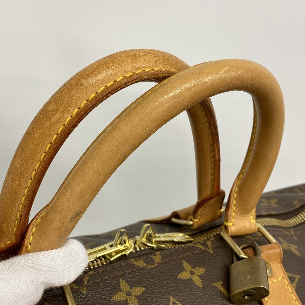 【6ia0937】ルイヴィトン ボストンバッグ モノグラム キーポル50 M41426 ブラウン【中古】メンズ レディース ユニセックス