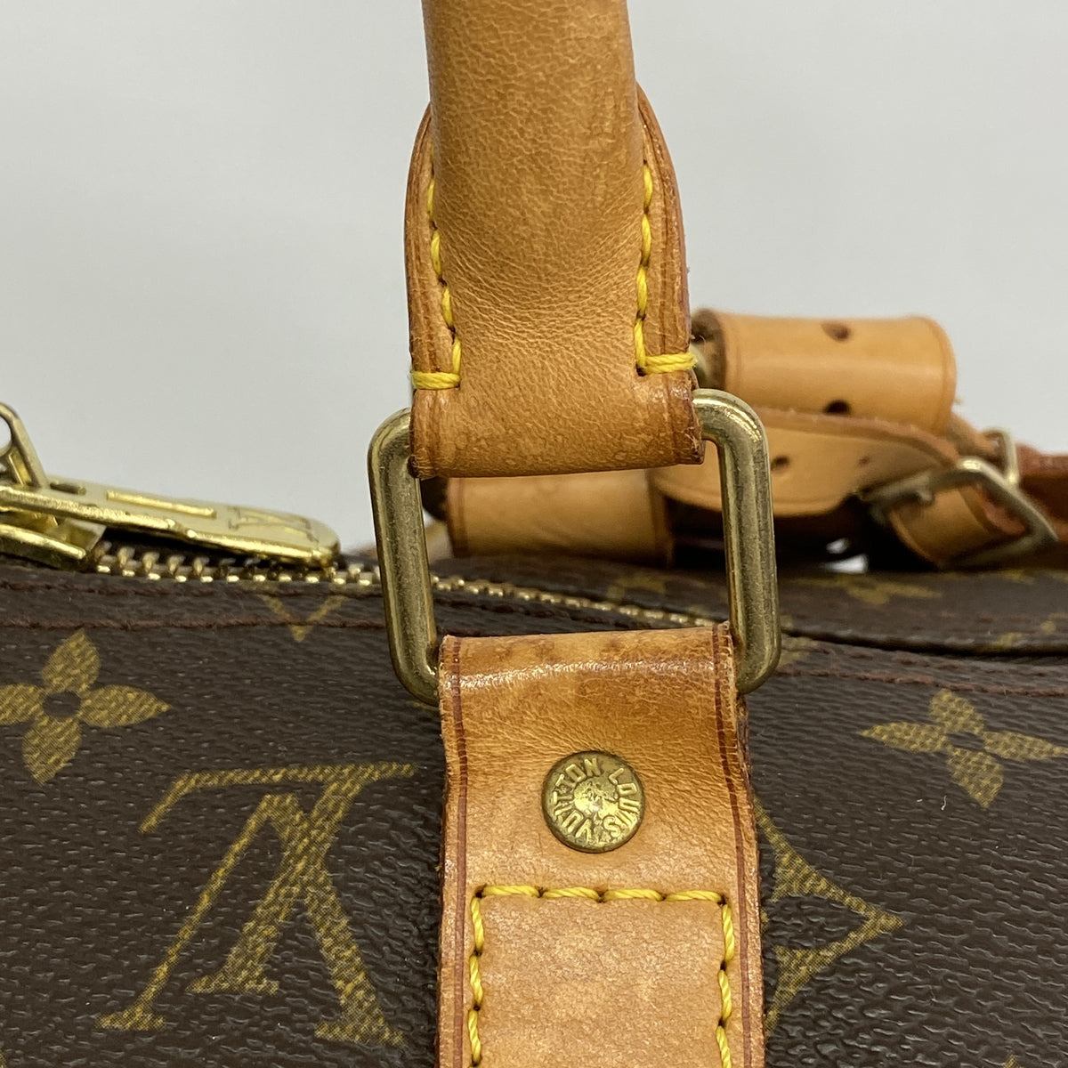 【6ia0937】ルイヴィトン ボストンバッグ モノグラム キーポル50 M41426 ブラウン【中古】メンズ レディース ユニセックス